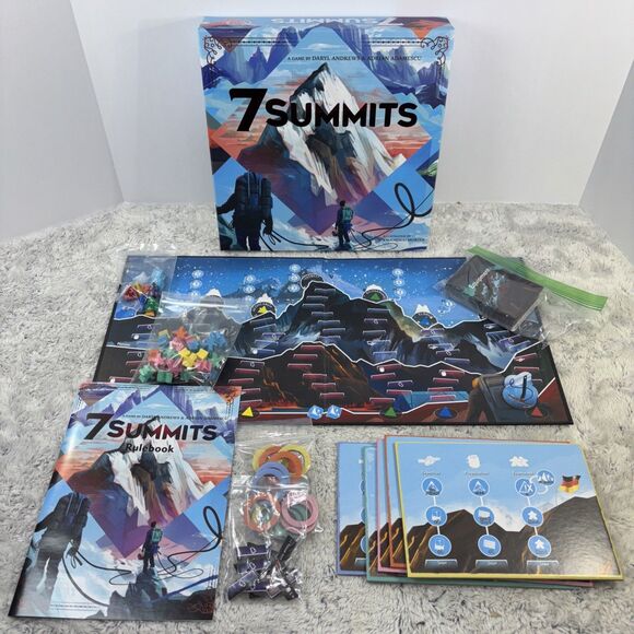 Friendly Skeleton Deep Water 7 Summits Board Game NM Complete - Picture 1 of 6